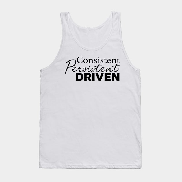 Consistent Persistent Driven Tank Top by WhyStillSingle